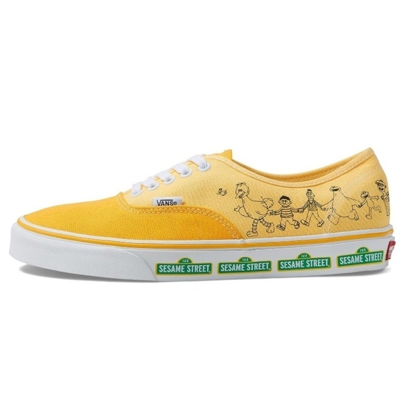 Vans Size 7W/5.5M Sesame Street Limited Edition Yellow Sneaker New - Picture 12 of 16